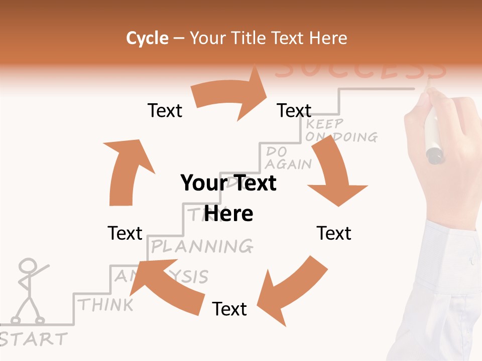 Shirt Writing Concepts PowerPoint Template