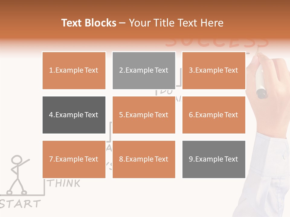 Shirt Writing Concepts PowerPoint Template