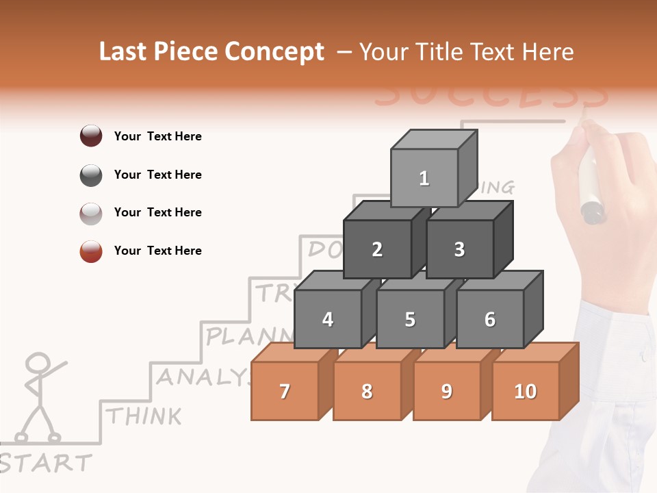 Shirt Writing Concepts PowerPoint Template