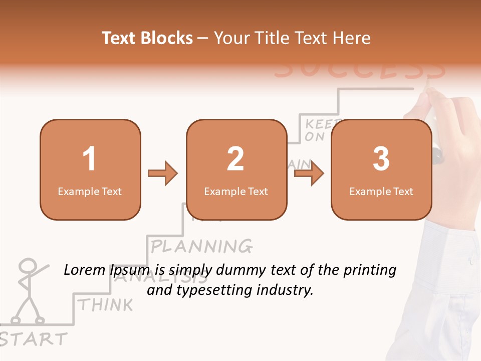Shirt Writing Concepts PowerPoint Template
