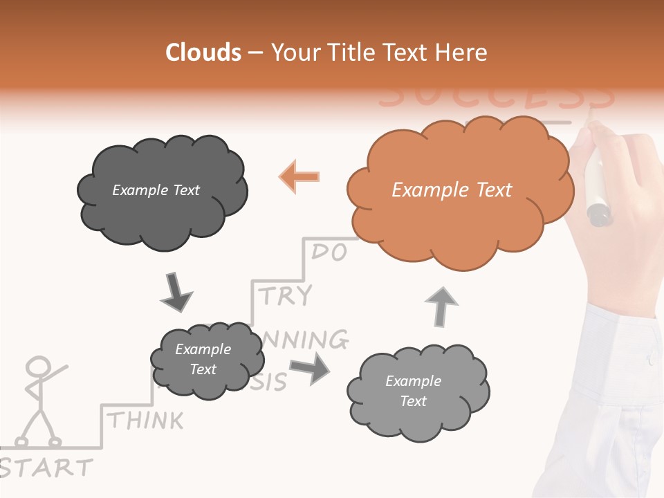 Shirt Writing Concepts PowerPoint Template