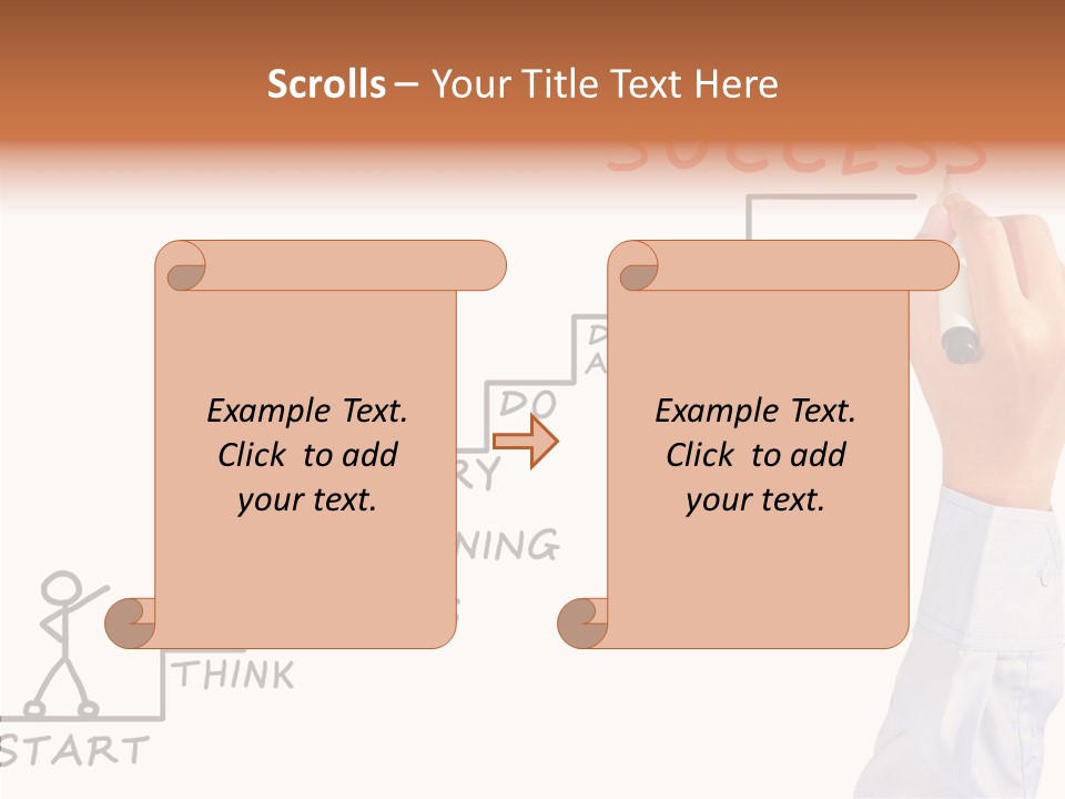 Shirt Writing Concepts PowerPoint Template