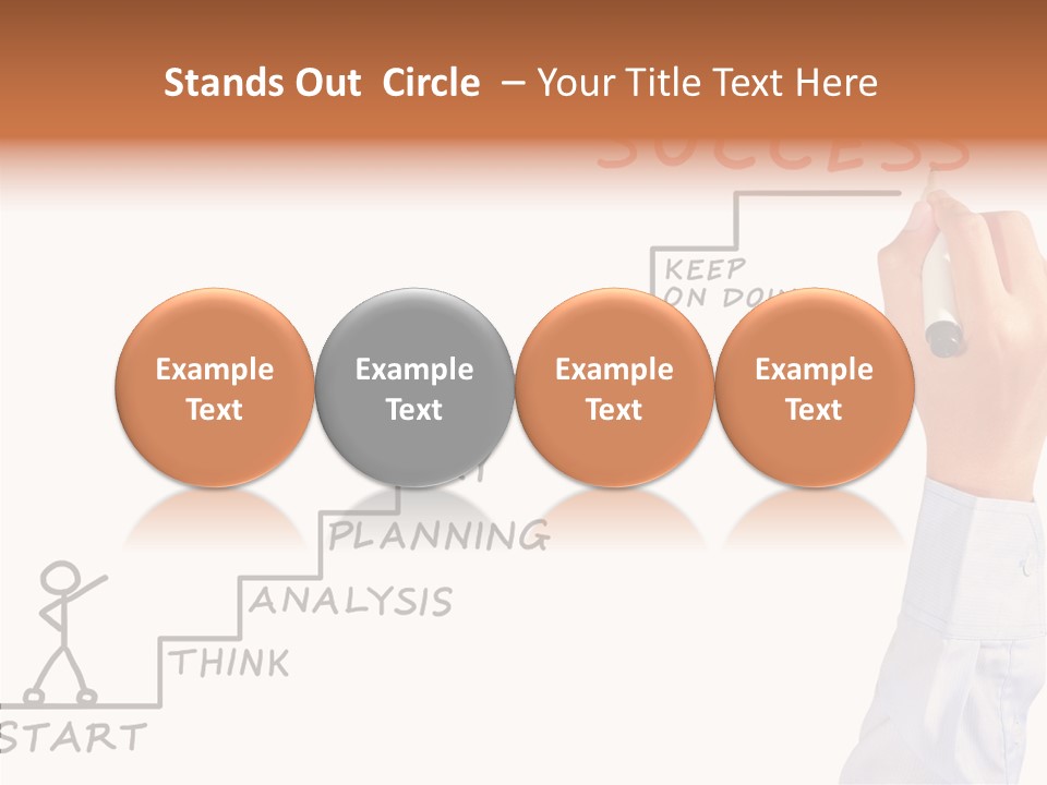 Shirt Writing Concepts PowerPoint Template