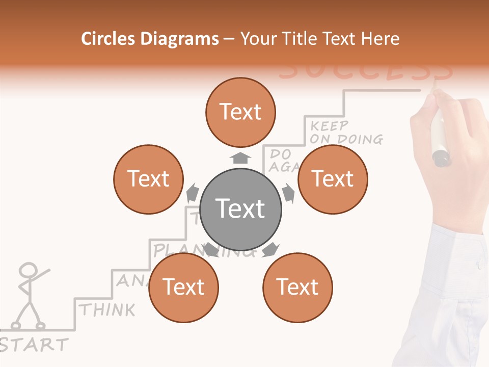 Shirt Writing Concepts PowerPoint Template