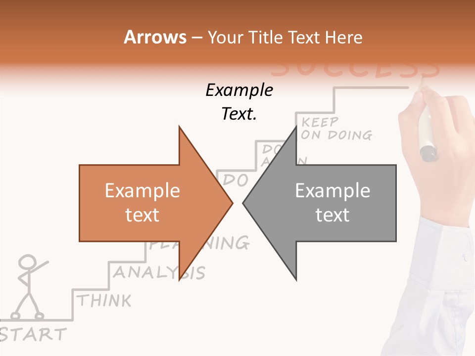Shirt Writing Concepts PowerPoint Template