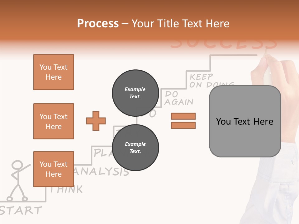 Shirt Writing Concepts PowerPoint Template