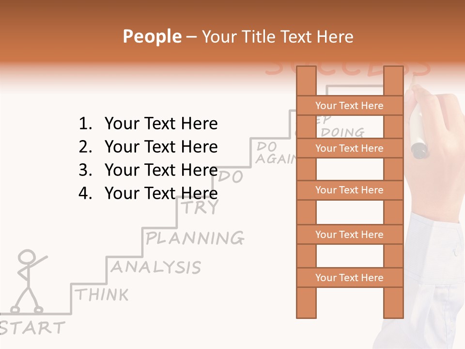 Shirt Writing Concepts PowerPoint Template