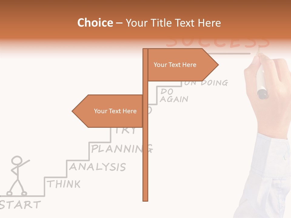 Shirt Writing Concepts PowerPoint Template