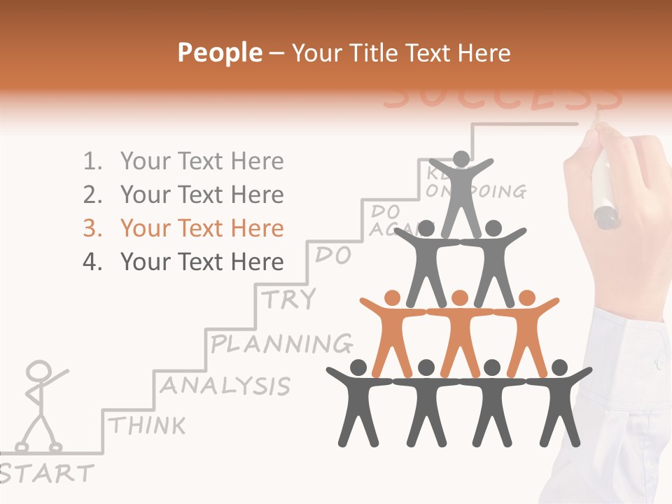 Shirt Writing Concepts PowerPoint Template