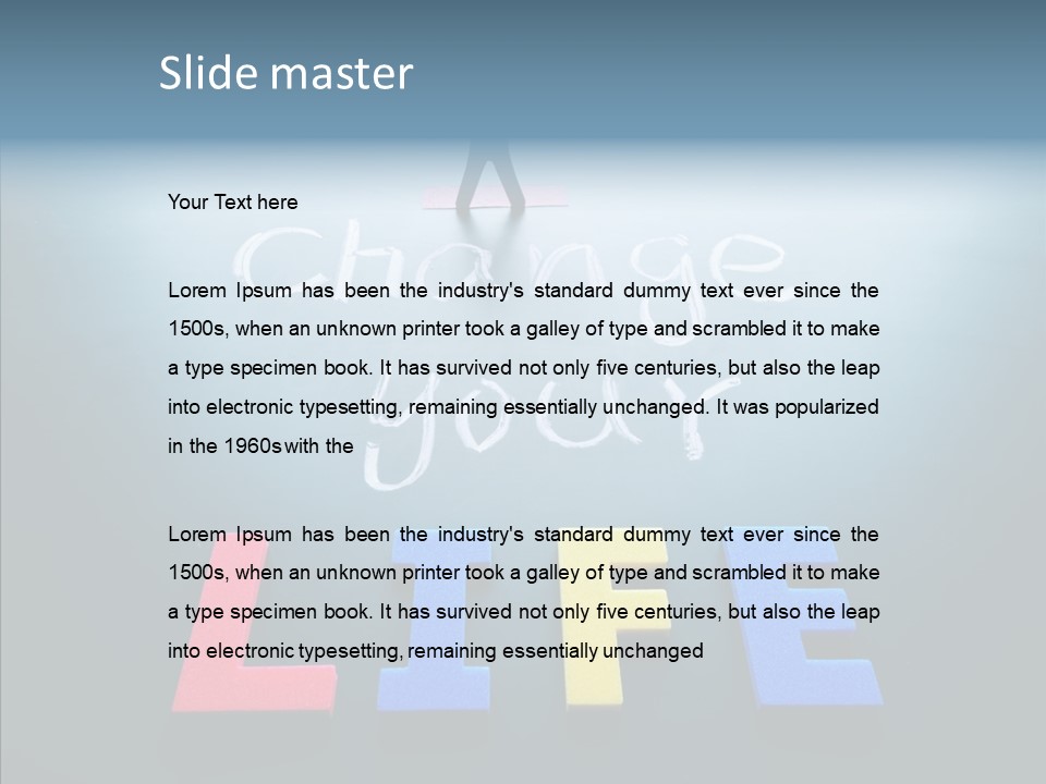 Conceptual Idea Word PowerPoint Template