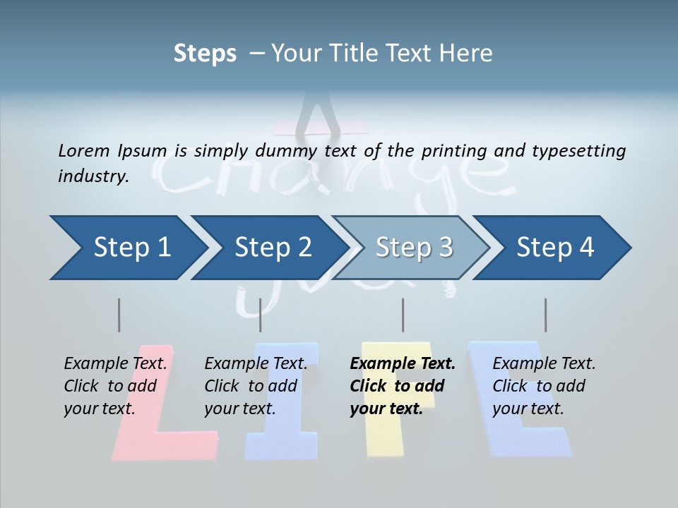 Conceptual Idea Word PowerPoint Template