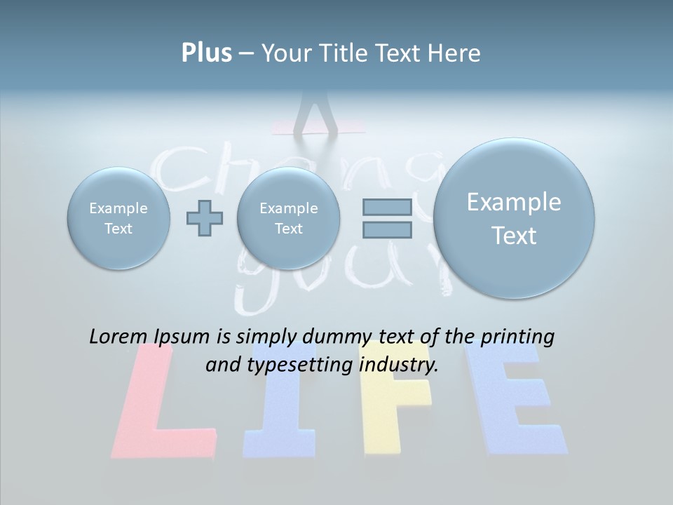 Conceptual Idea Word PowerPoint Template