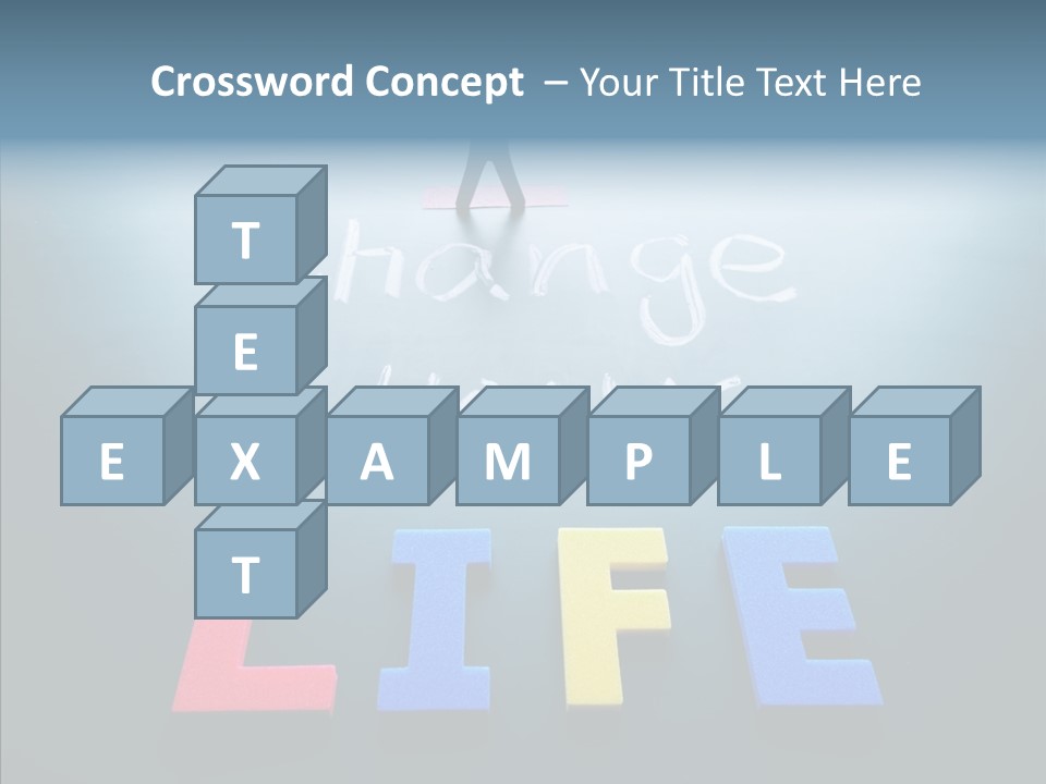 Conceptual Idea Word PowerPoint Template