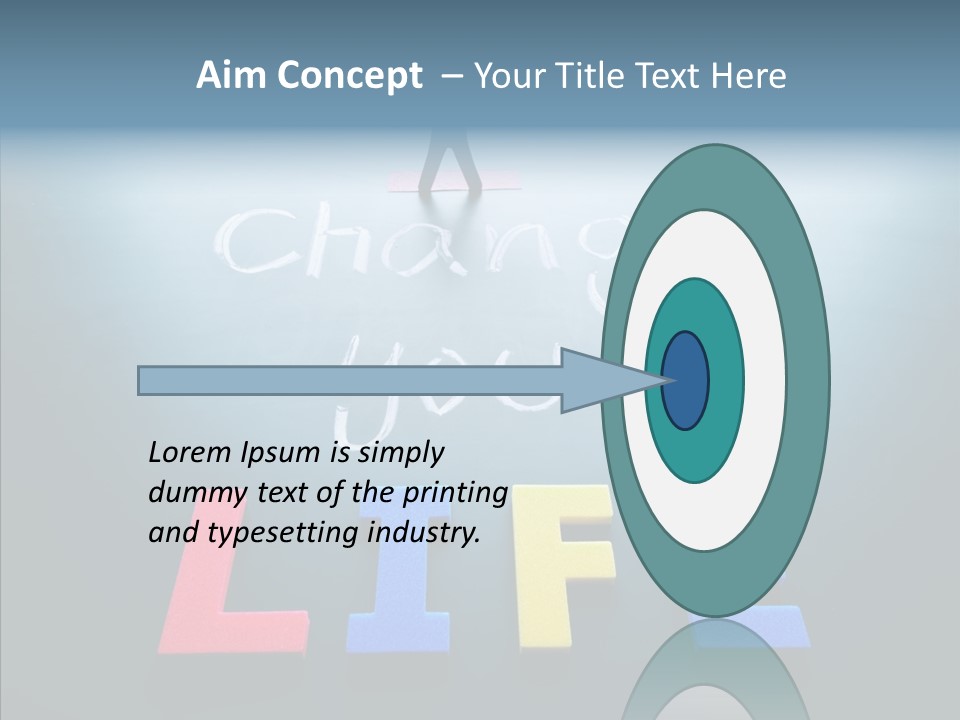 Conceptual Idea Word PowerPoint Template