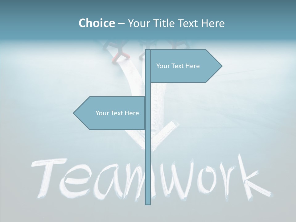 Togetherness Person Decision PowerPoint Template