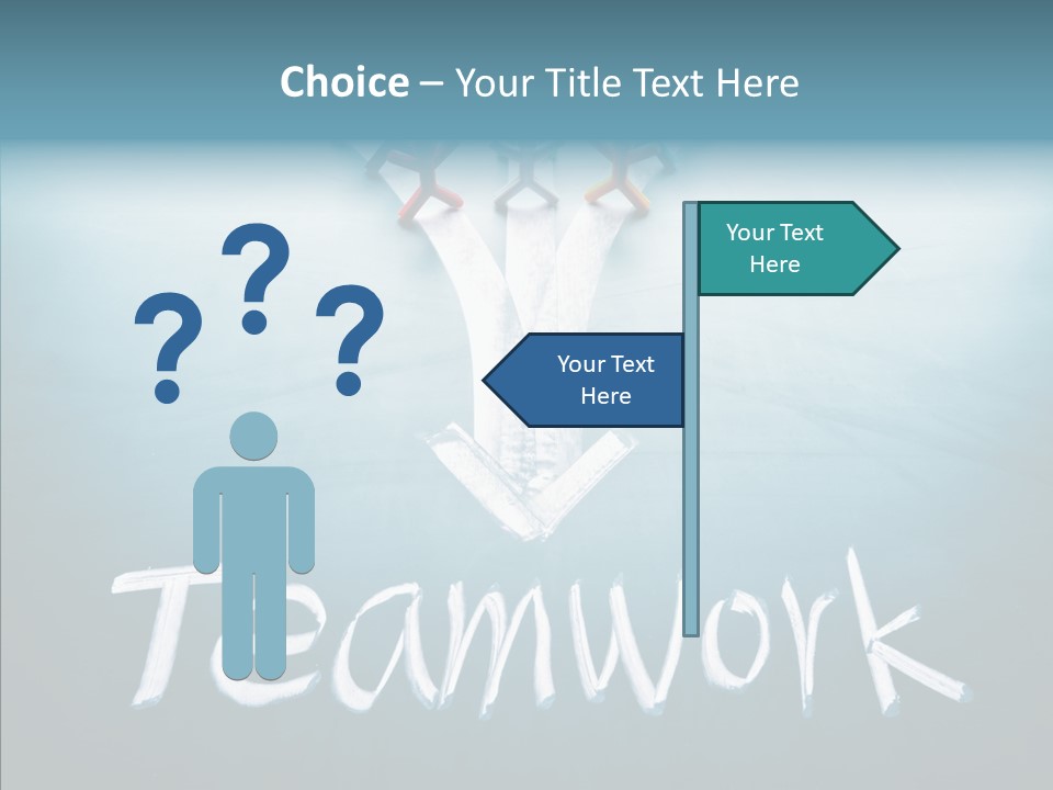 Togetherness Person Decision PowerPoint Template