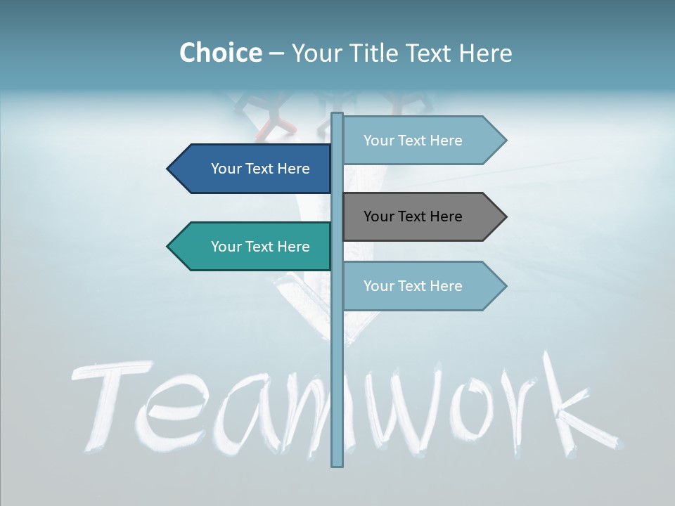 Togetherness Person Decision PowerPoint Template