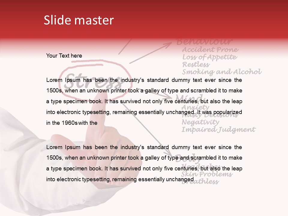 Breathless Prone Alcohol PowerPoint Template