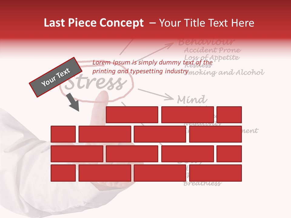 Breathless Prone Alcohol PowerPoint Template