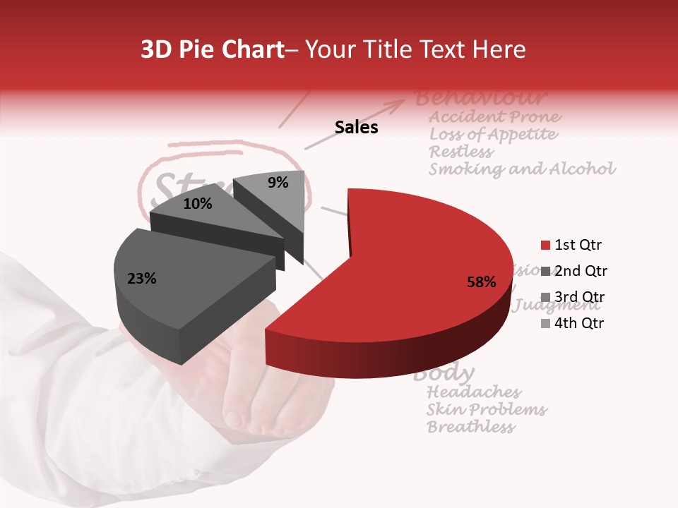 Breathless Prone Alcohol PowerPoint Template
