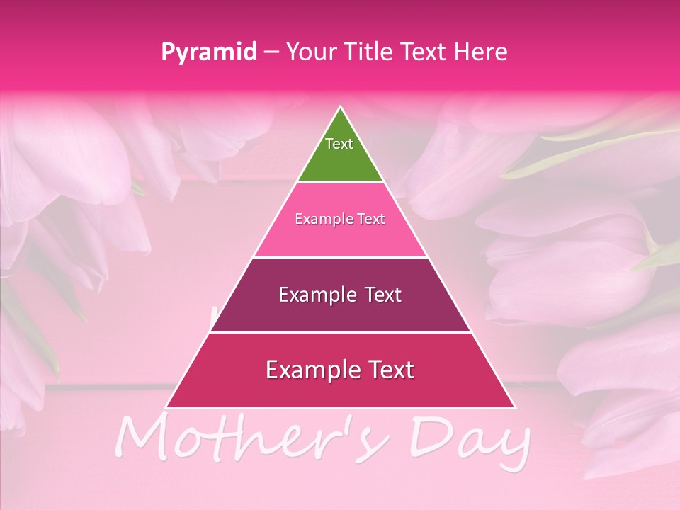 Text Tulip Leaves PowerPoint Template