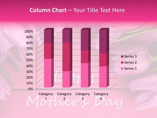 Text Tulip Leaves PowerPoint Template