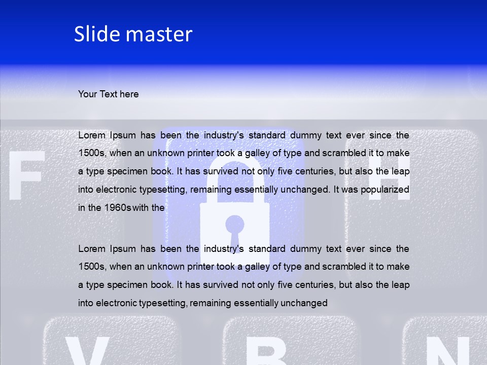 Internet Button Network PowerPoint Template
