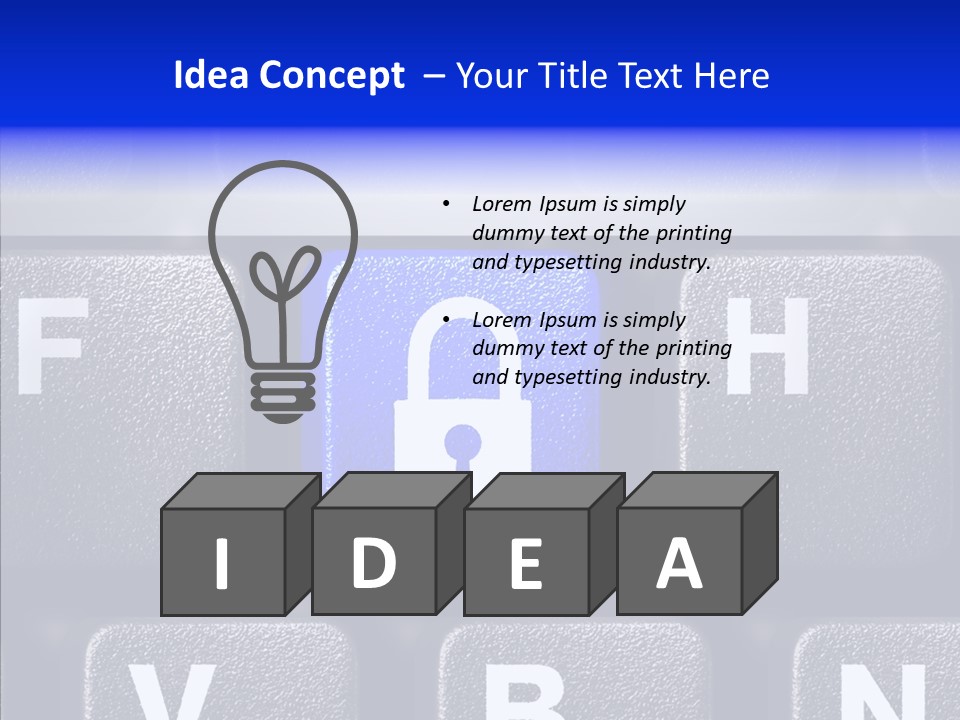 Internet Button Network PowerPoint Template