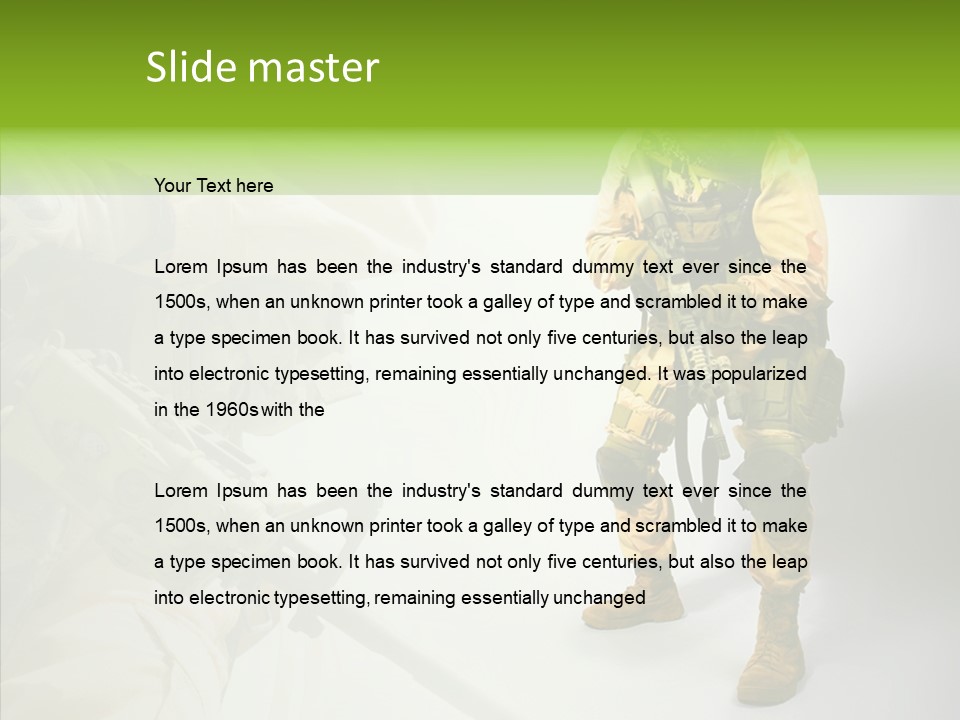 Catpat Gear Marpat PowerPoint Template