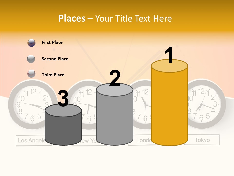 Different Movement Clock PowerPoint Template