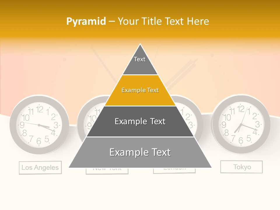 Different Movement Clock PowerPoint Template