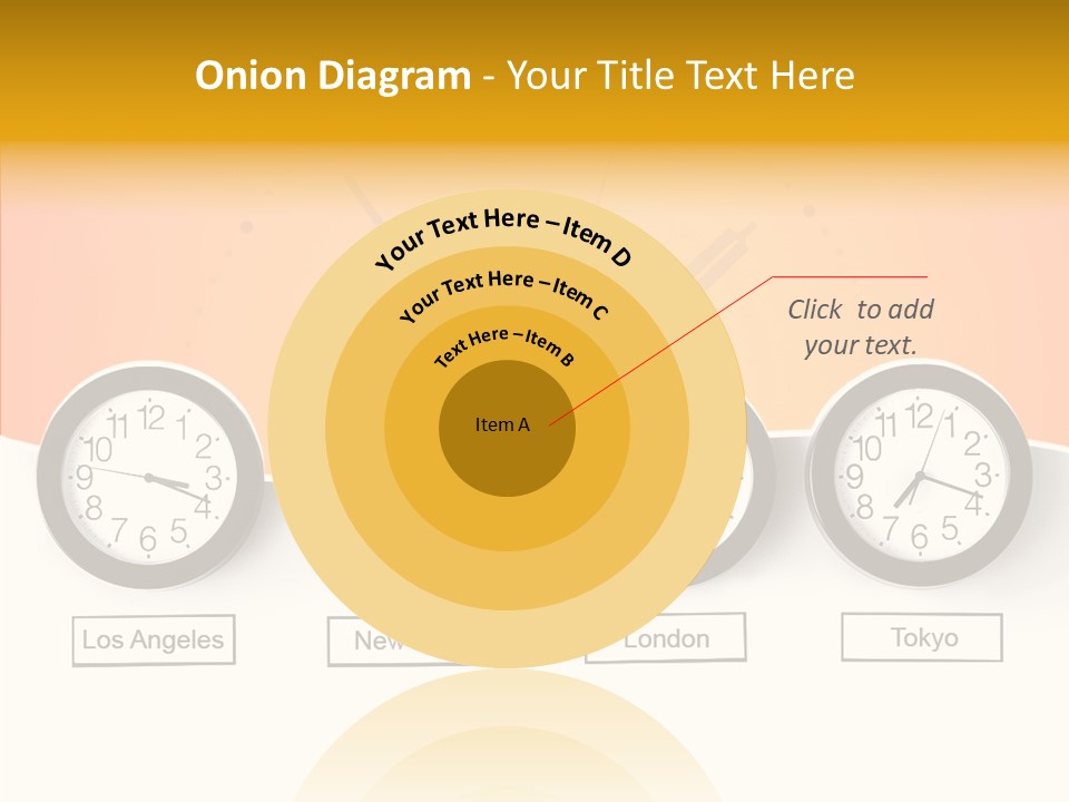 Different Movement Clock PowerPoint Template