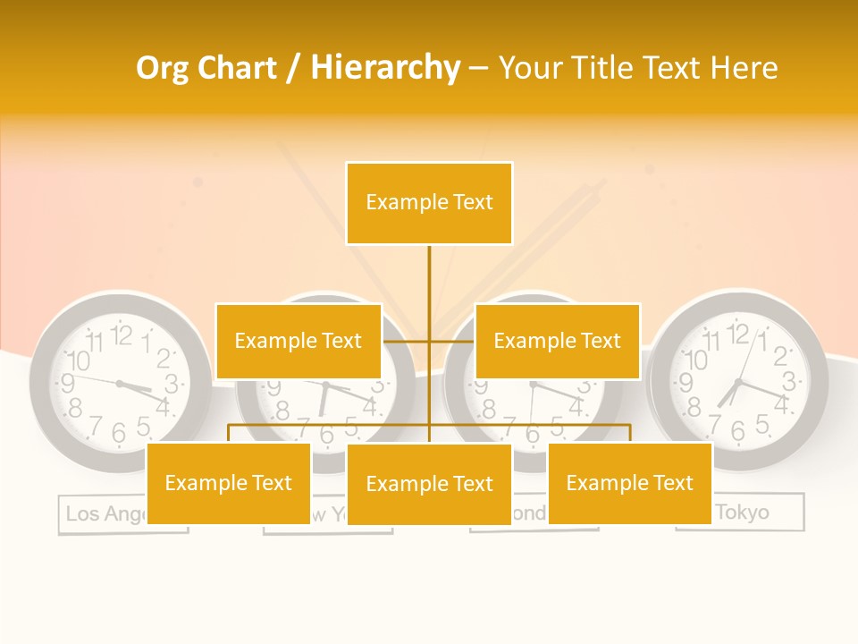 Different Movement Clock PowerPoint Template