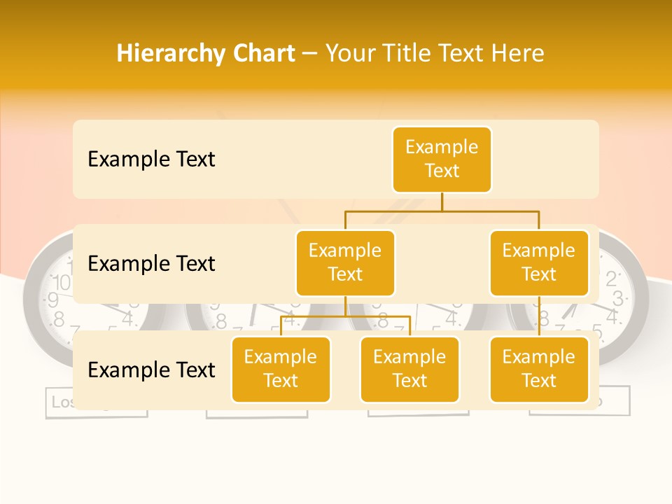 Different Movement Clock PowerPoint Template