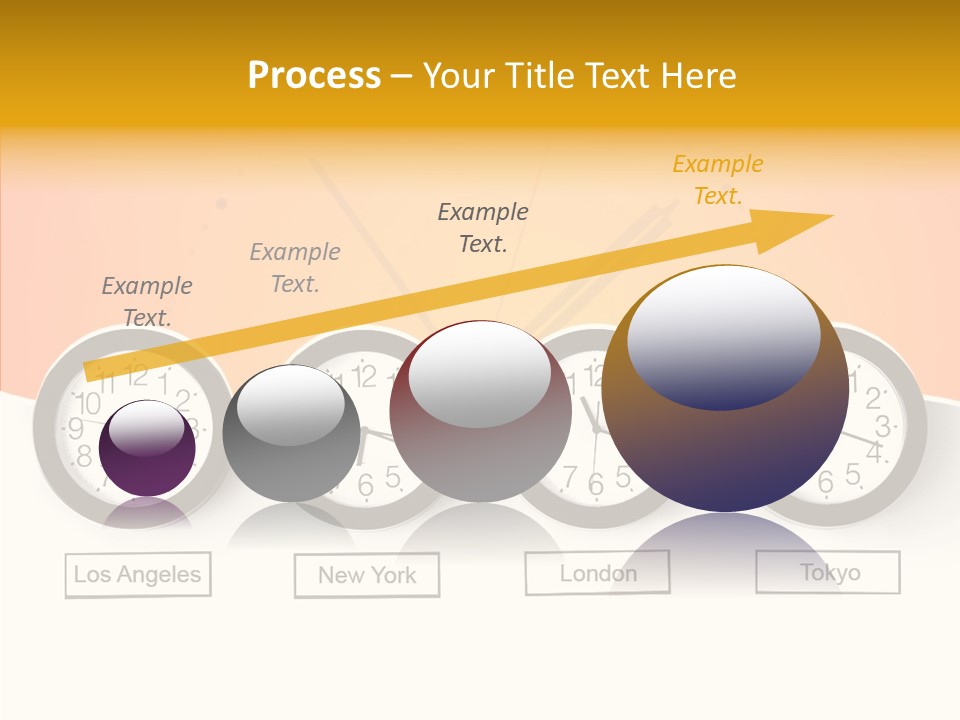 Different Movement Clock PowerPoint Template