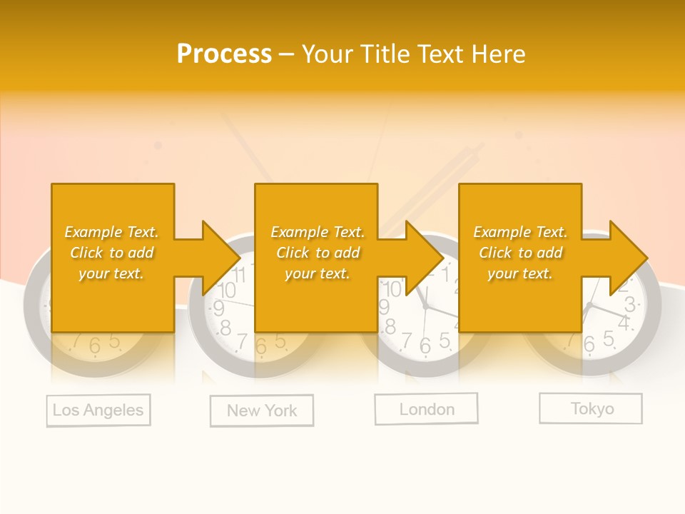 Different Movement Clock PowerPoint Template