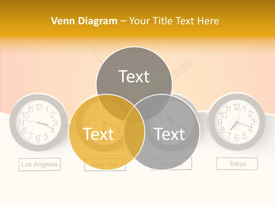 Different Movement Clock PowerPoint Template