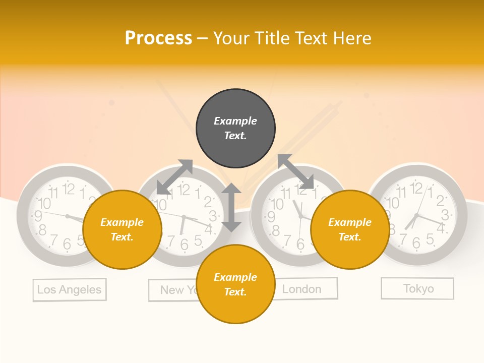 Different Movement Clock PowerPoint Template