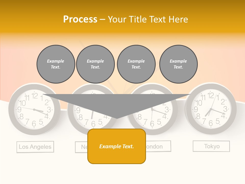 Different Movement Clock PowerPoint Template