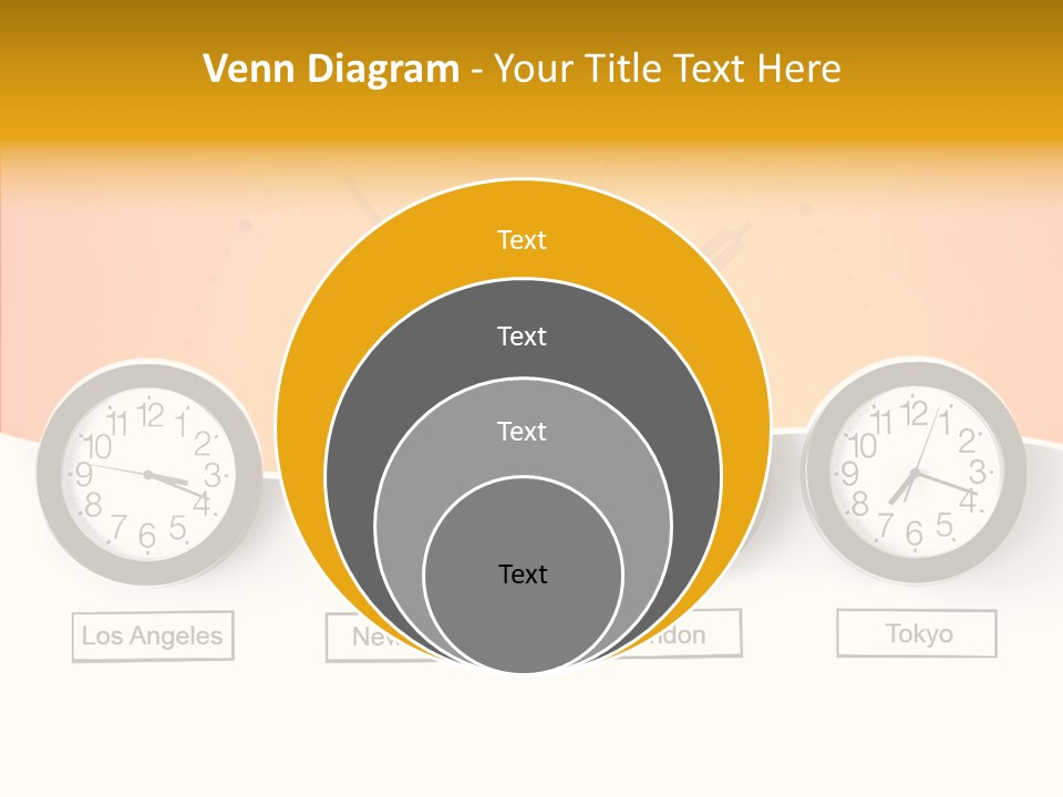 Different Movement Clock PowerPoint Template