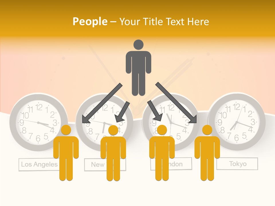 Different Movement Clock PowerPoint Template