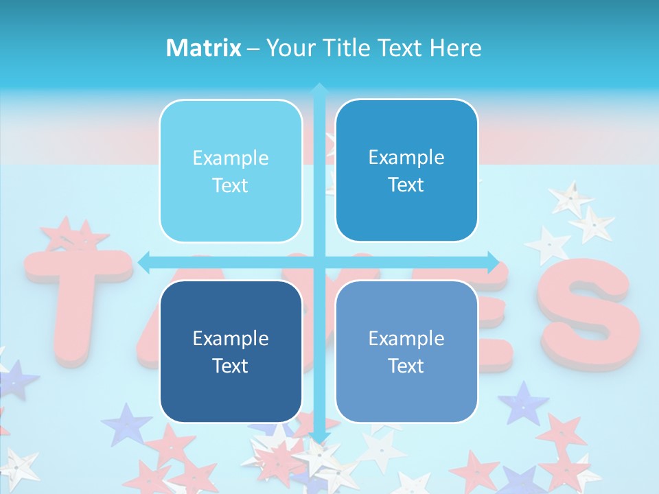 Alphabet Many Shape PowerPoint Template