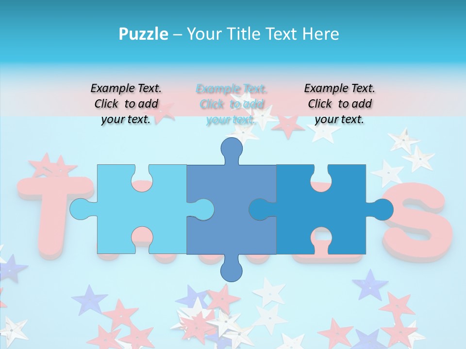 Alphabet Many Shape PowerPoint Template