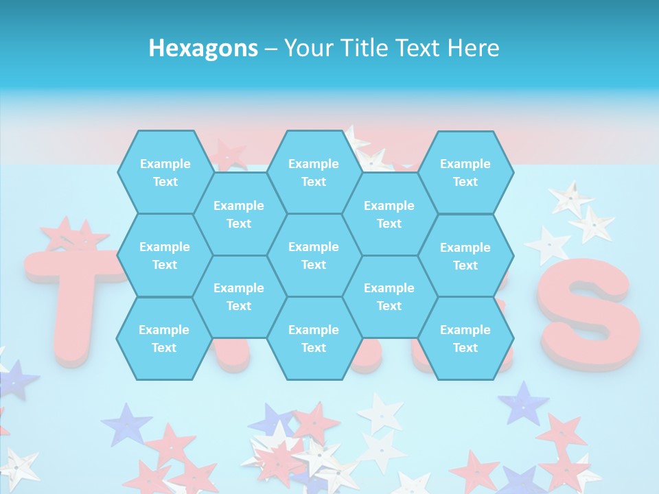 Alphabet Many Shape PowerPoint Template