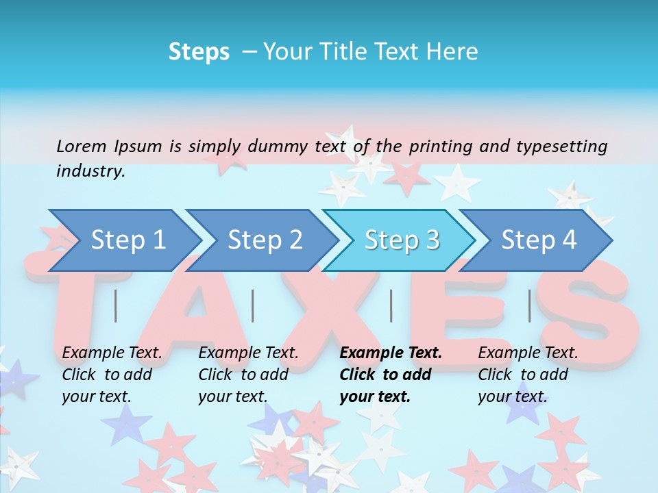 Alphabet Many Shape PowerPoint Template