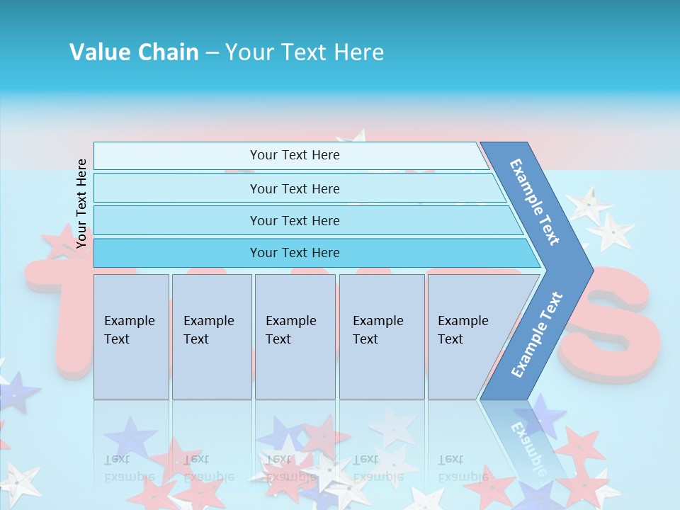 Alphabet Many Shape PowerPoint Template