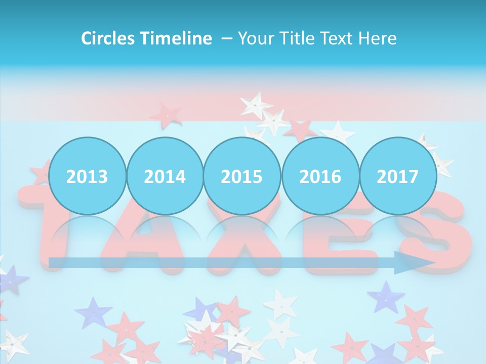 Alphabet Many Shape PowerPoint Template