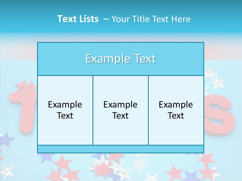 Alphabet Many Shape PowerPoint Template