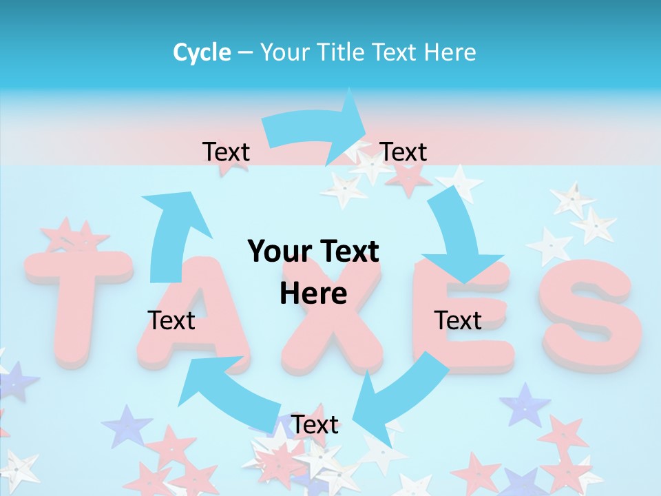 Alphabet Many Shape PowerPoint Template