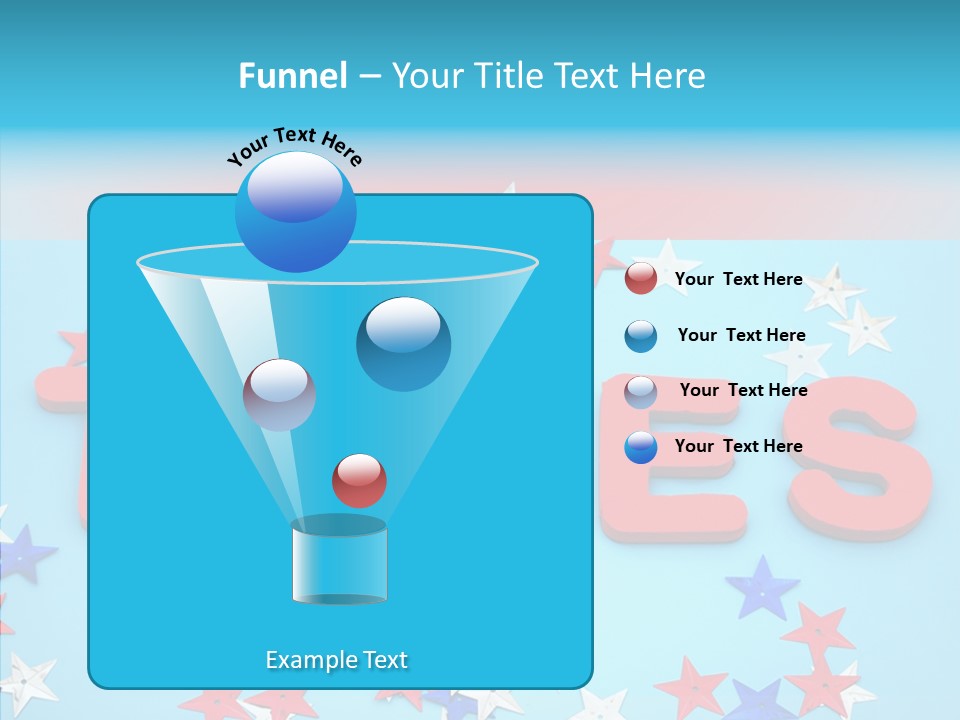 Alphabet Many Shape PowerPoint Template